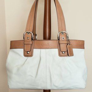 COACH Large Leather Tote Handbag